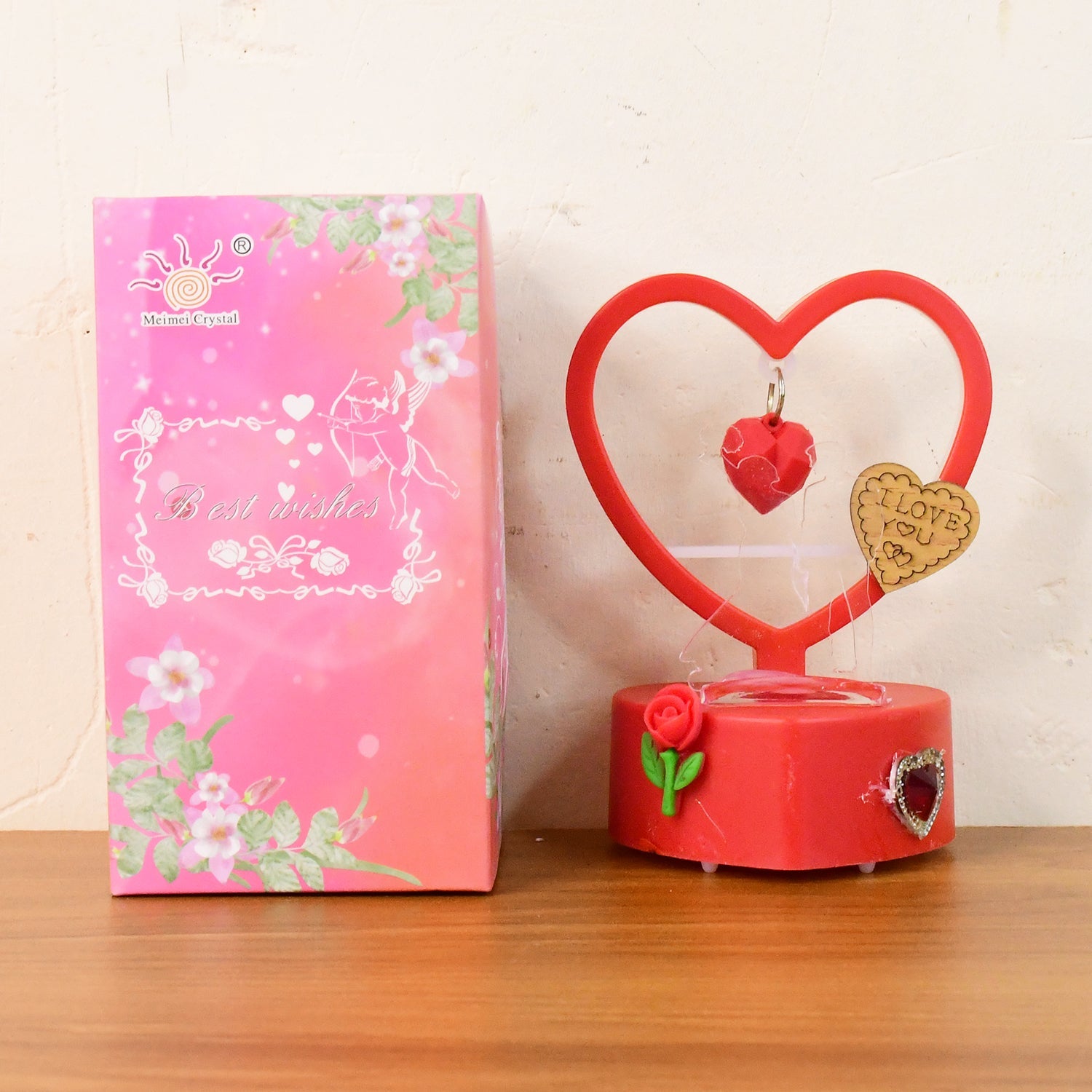 This Romantic Heart-Shaped LED Light Showpiece (1 Pc) This Romantic Heart-Shaped LED Light Showpiece (1 Pc)